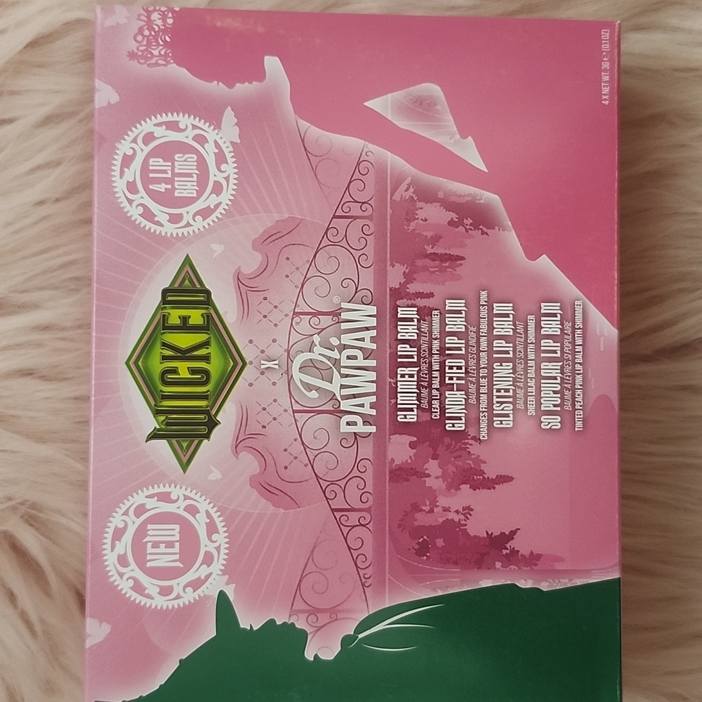 Brand New DR. PAWPAW X WICKED LIP BALM-4CT